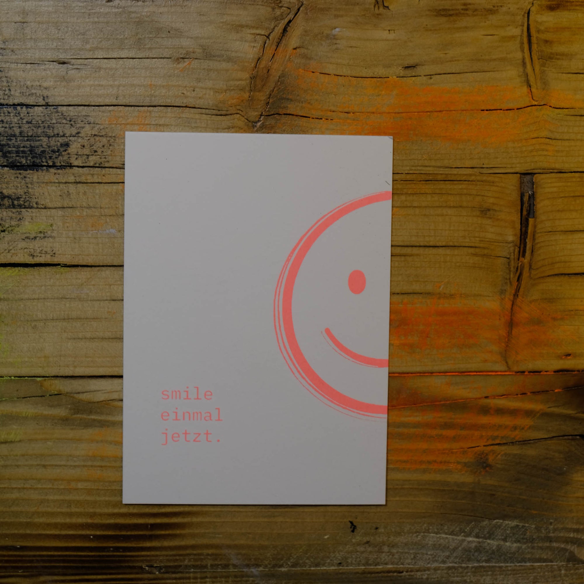 PC-2601-01 // smile. einmal. jetzt.