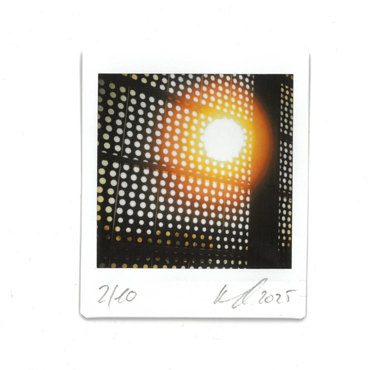 Grid Sun – JANEVRN Lightstains Instax Print