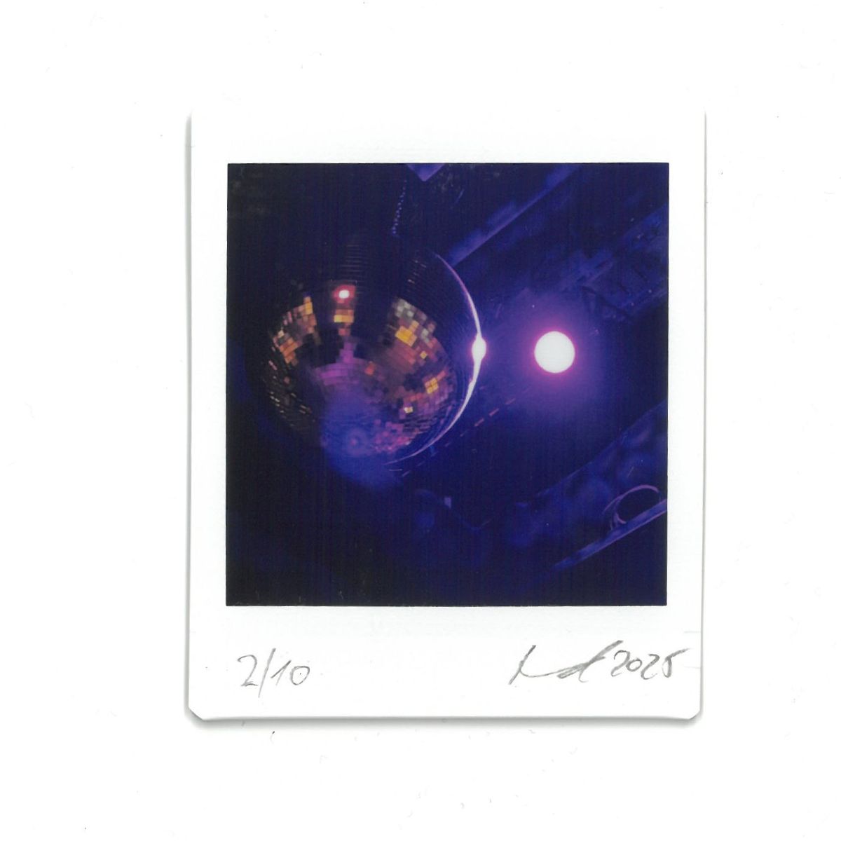 Disco Violet – JANEVRN Lightstains Instax Print