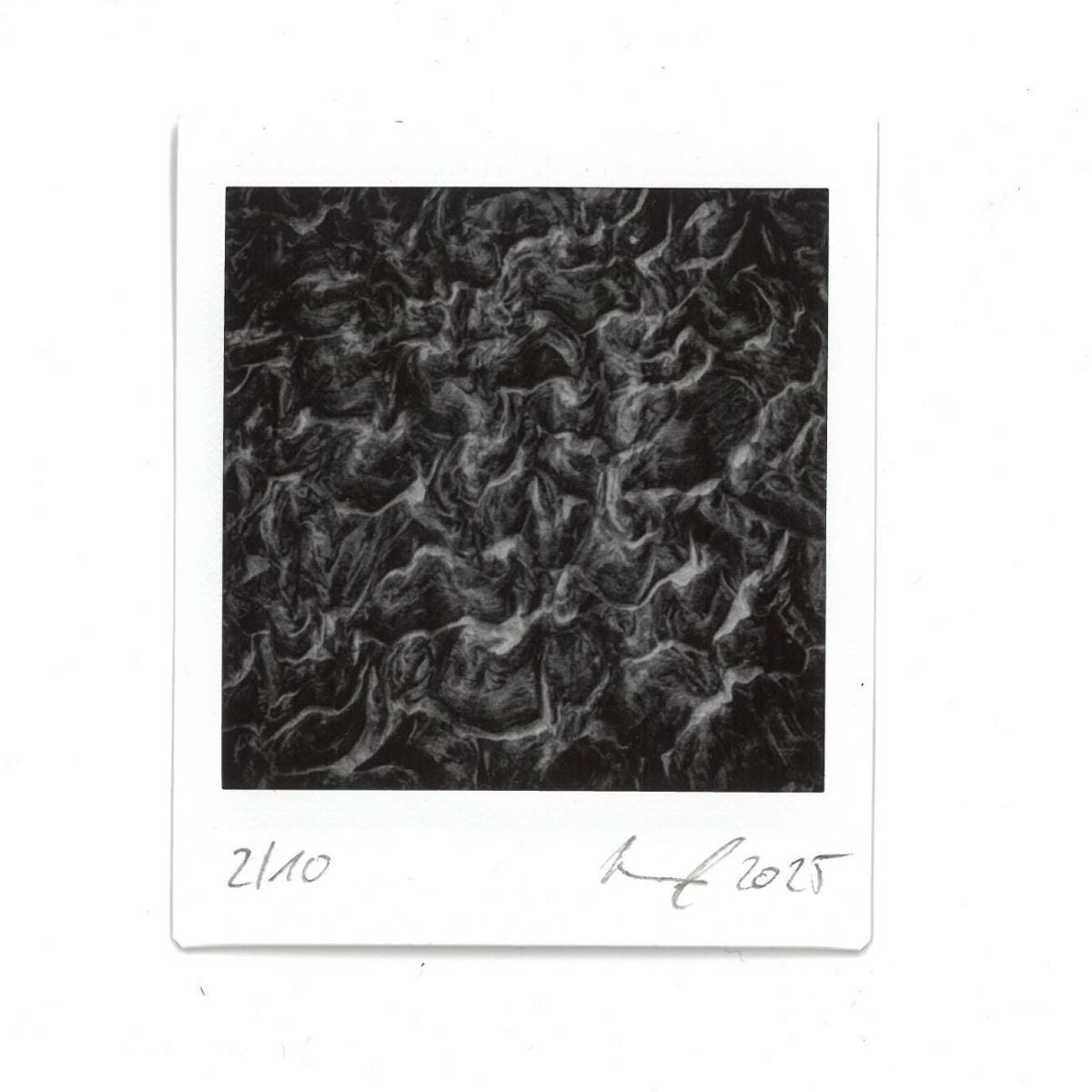 Charcoal Texture – JANEVRN Lightstains Instax Print