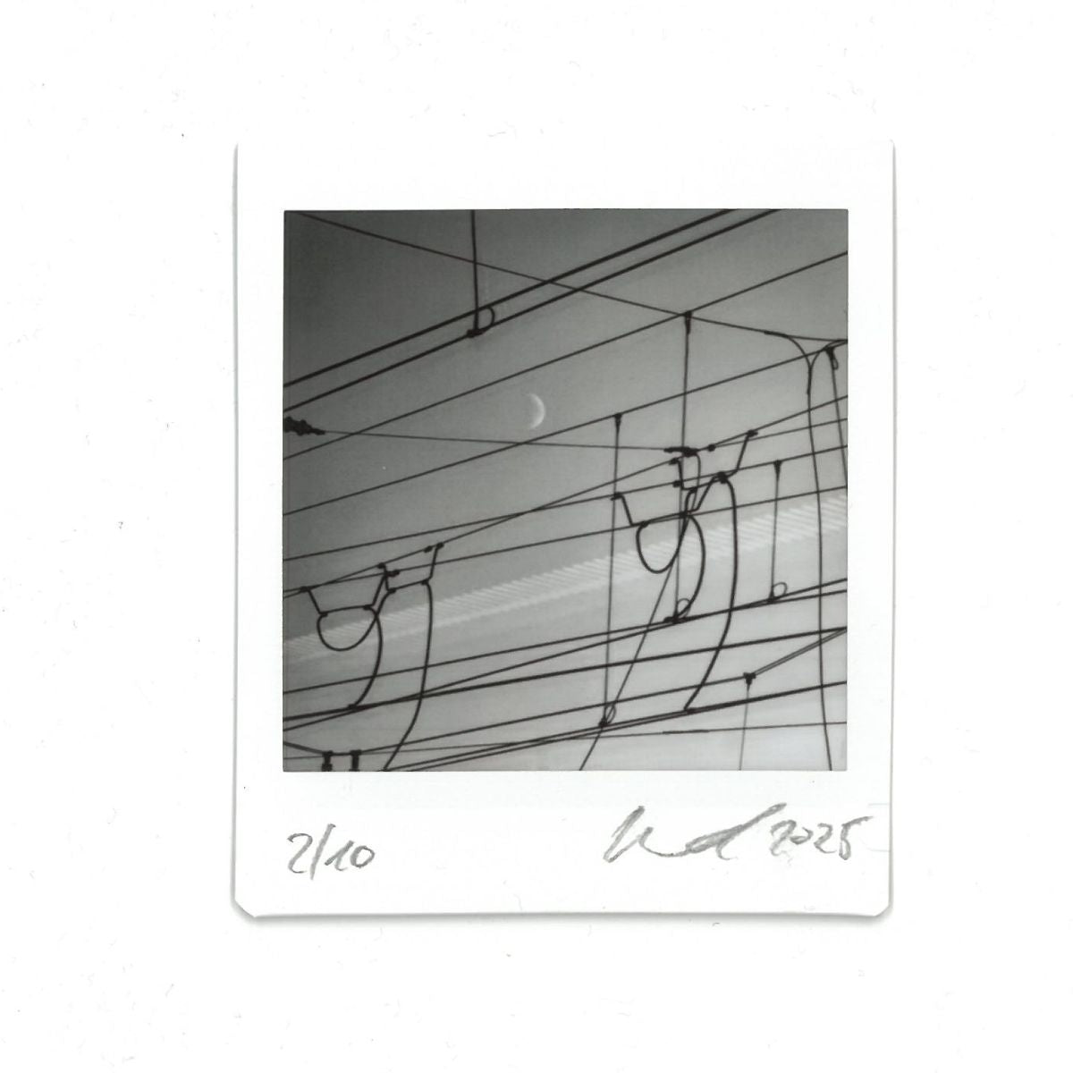 Lines & Moon – JANEVRN Lightstains Instax Print